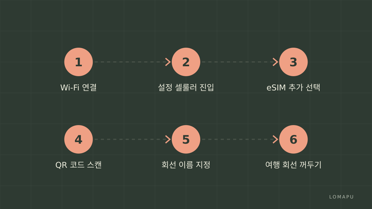 아이폰 eSIM 설치 순서