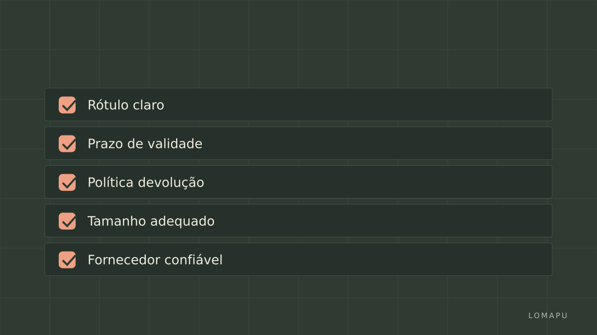 Checklist para compra segura