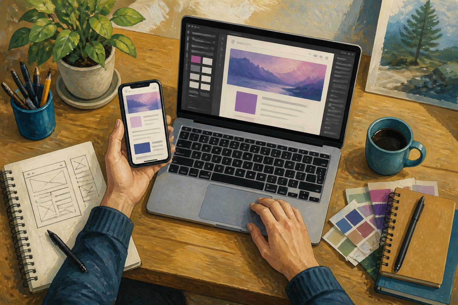 Praktyka: prototyp na telefonie i laptopie