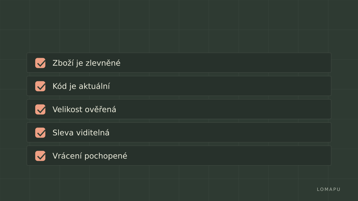 Kontrola před zaplacením