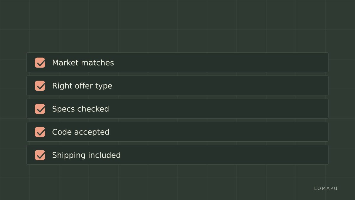 Harfington checklist