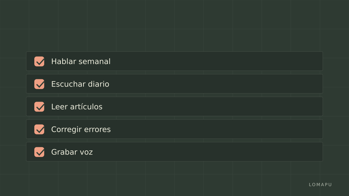 Checklist de prácticas clave