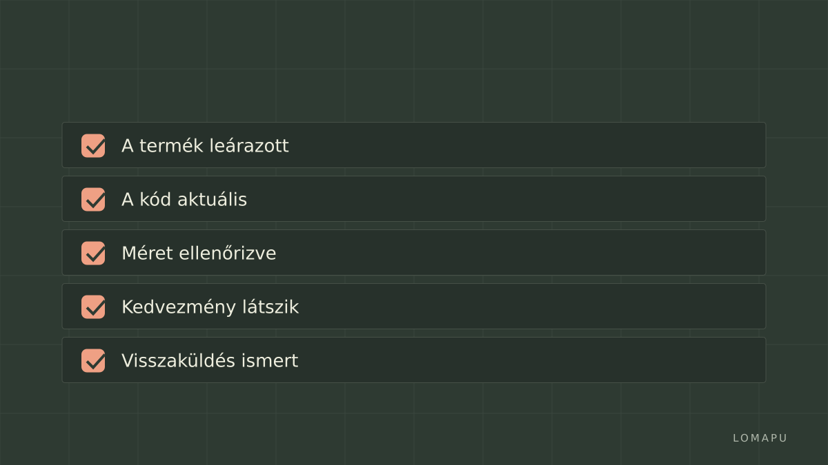 Ellenőrzés fizetés előtt