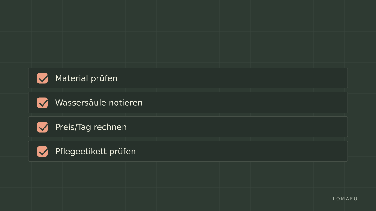 Kauf-Checkliste