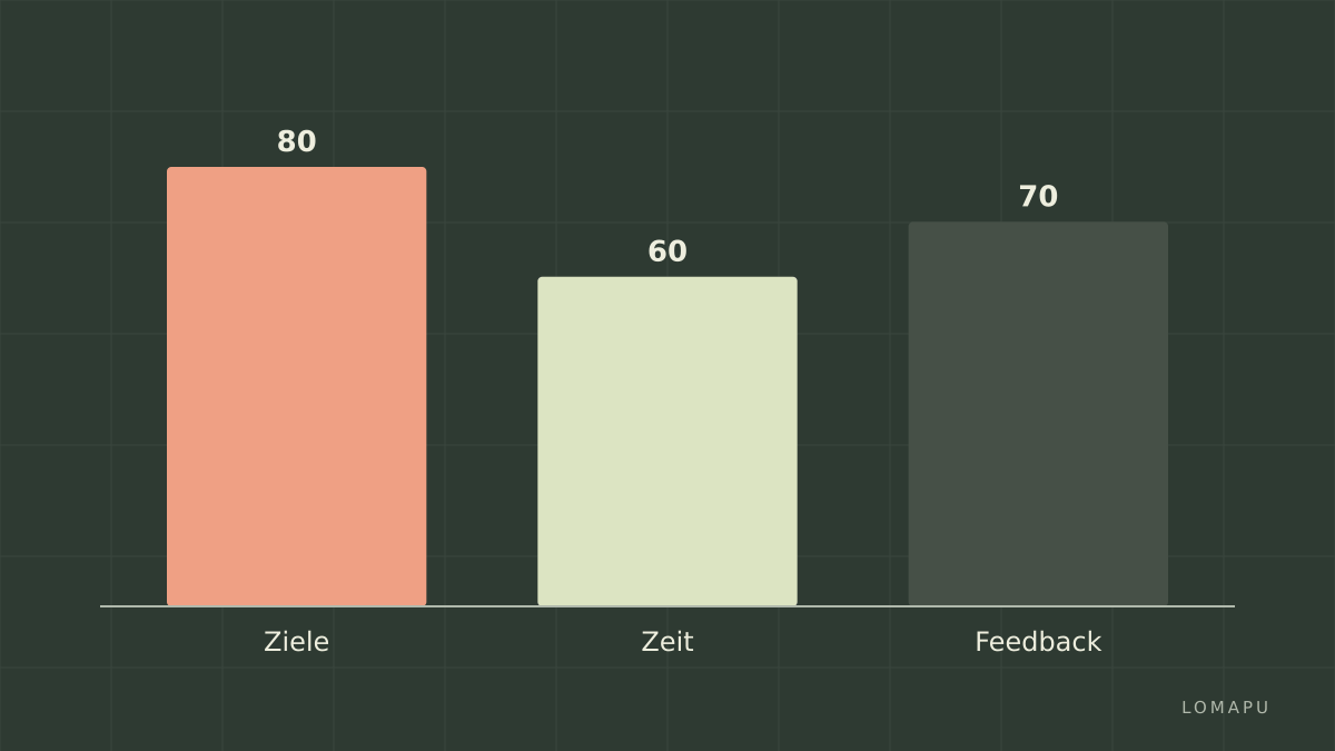 Lernziele, Zeit, Feedback