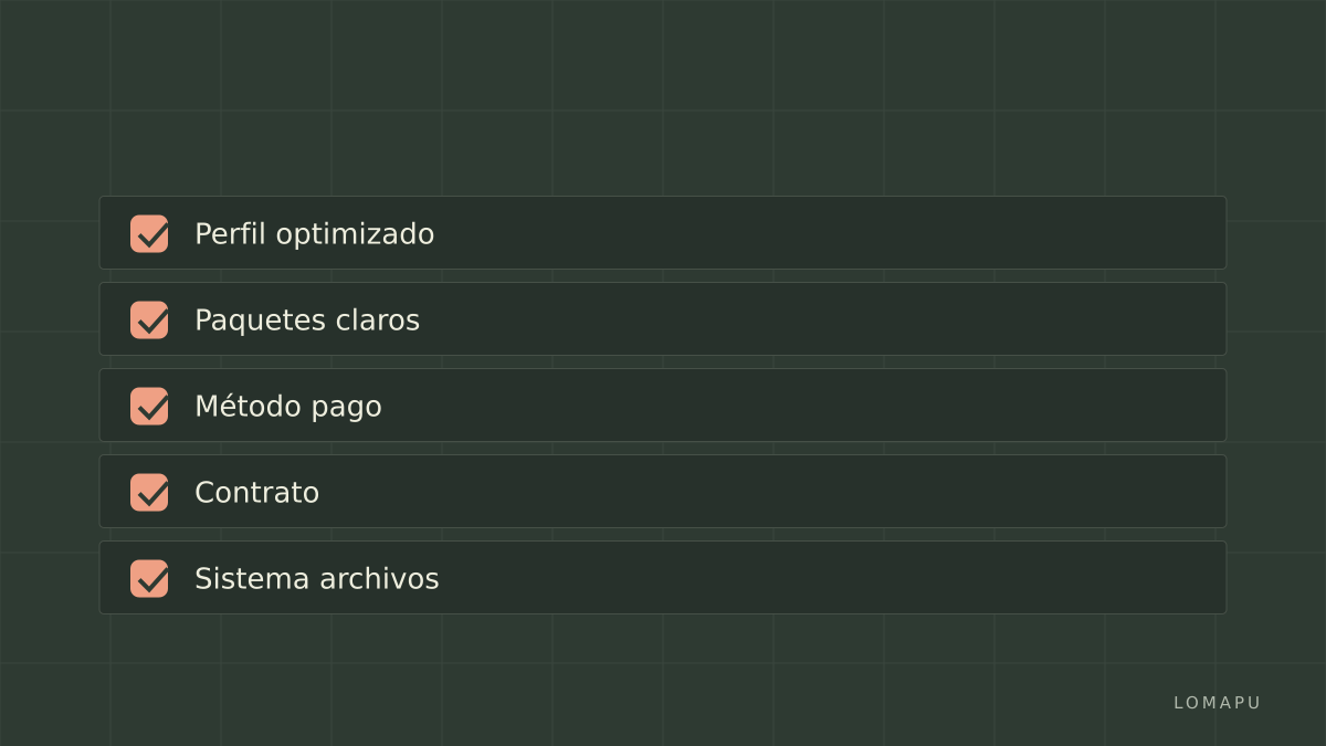 Checklist antes de lanzar