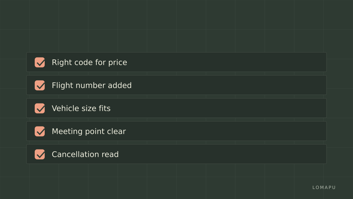 AvitoVIP checklist