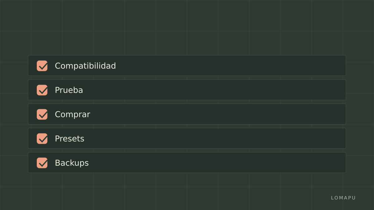 Checklist de edición