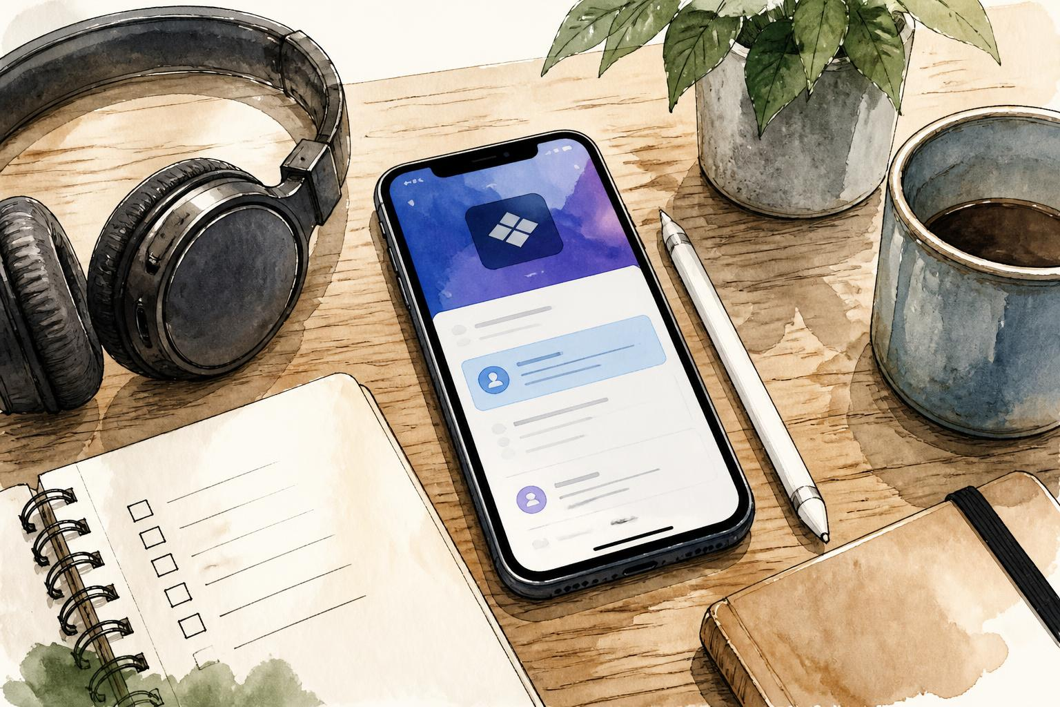 Smartphone mit geöffnetem App Store und Abonnementseite